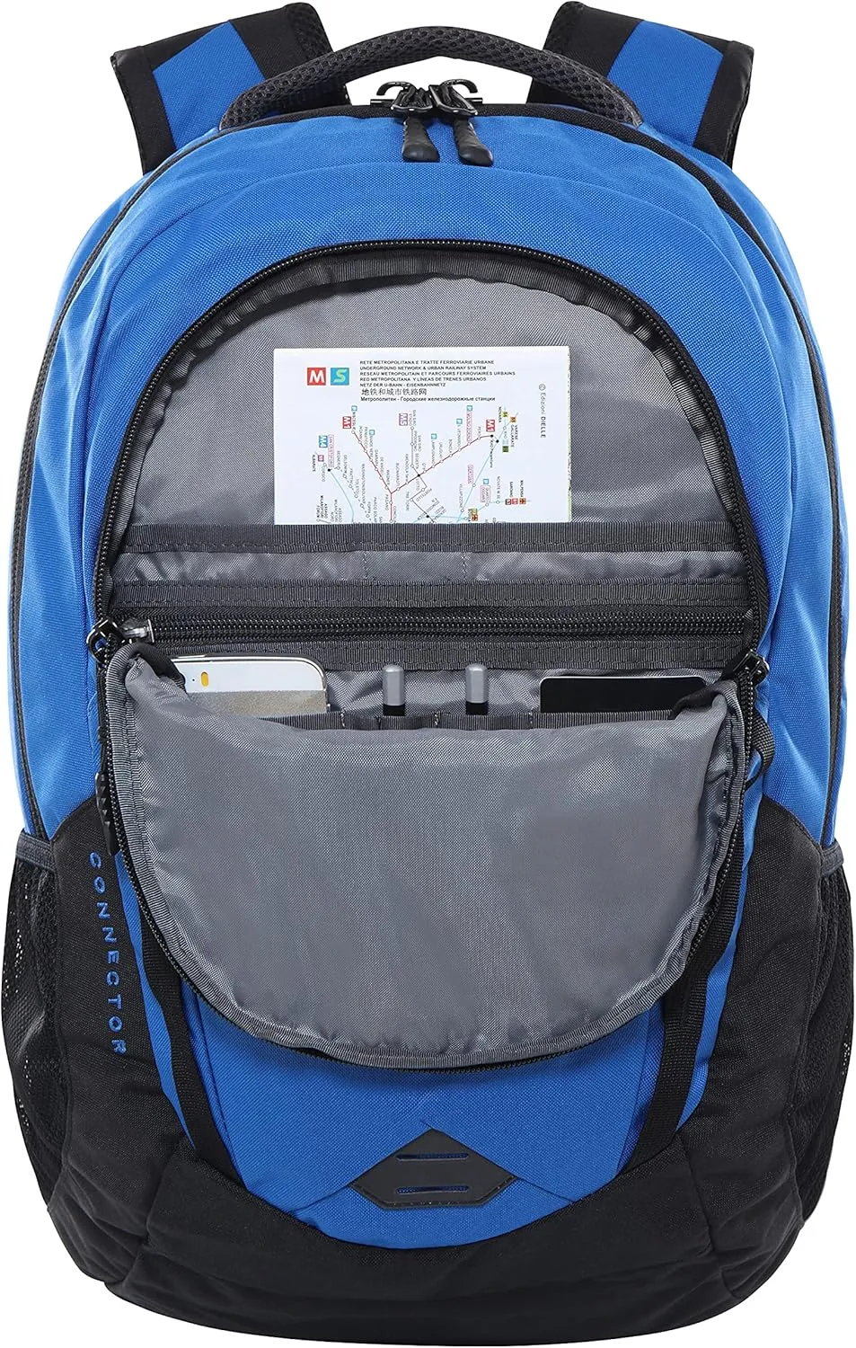The North Face 1281513 Connector Backpack Monster Blue/TNF Black OSFA