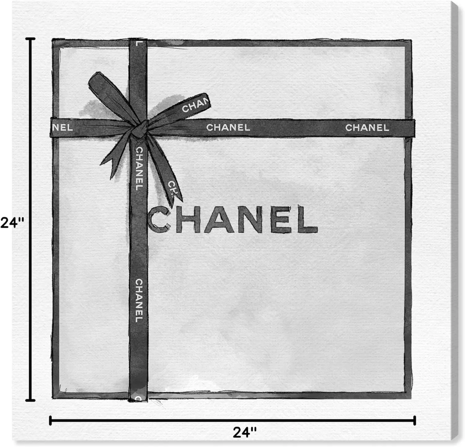 The Oliver Gal Artist Co. Fashion and Glam Framed Wall Art Canvas Prints Home Décor, 24 in x 24 in, So Giftable