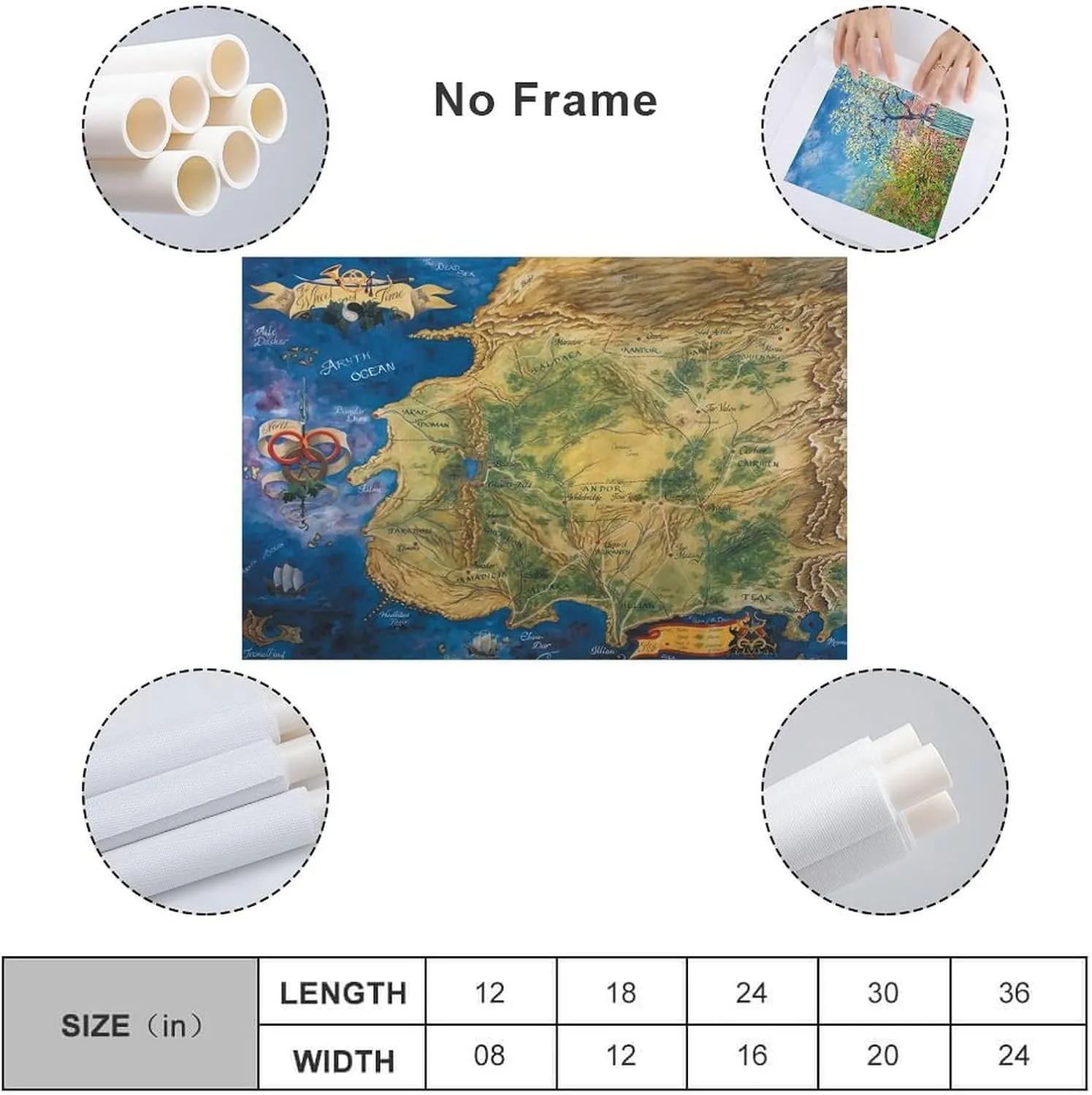 The Wheel of Time From A Geological Perspective Canvas Art Poster And Wall Art Picture Print Modern Family Bedroom Decor Posters 20x30inch(50x75cm)