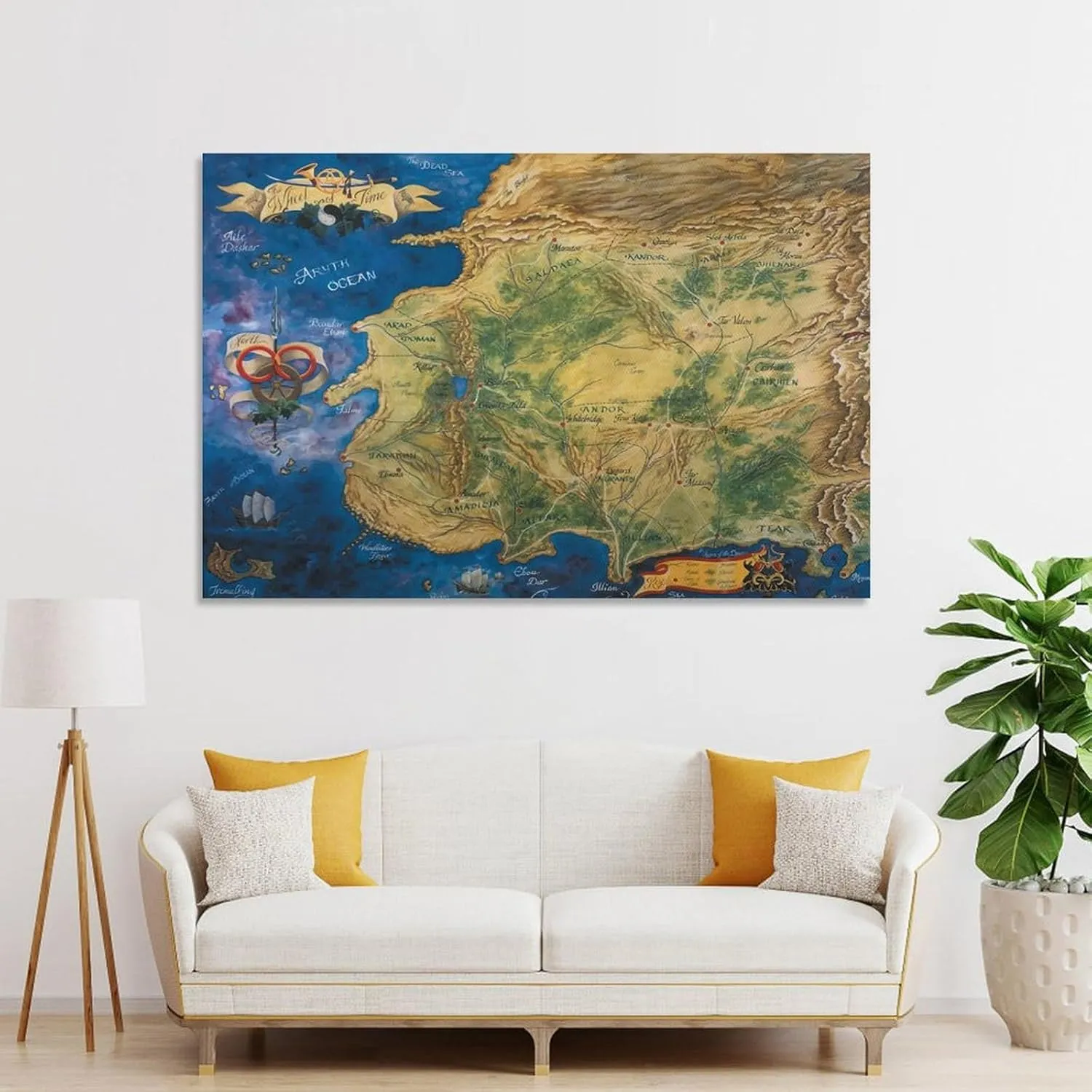 The Wheel of Time From A Geological Perspective Canvas Art Poster And Wall Art Picture Print Modern Family Bedroom Decor Posters 20x30inch(50x75cm)