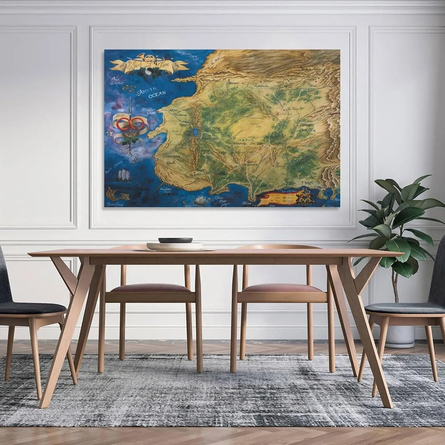 The Wheel of Time From A Geological Perspective Canvas Art Poster And Wall Art Picture Print Modern Family Bedroom Decor Posters 20x30inch(50x75cm)