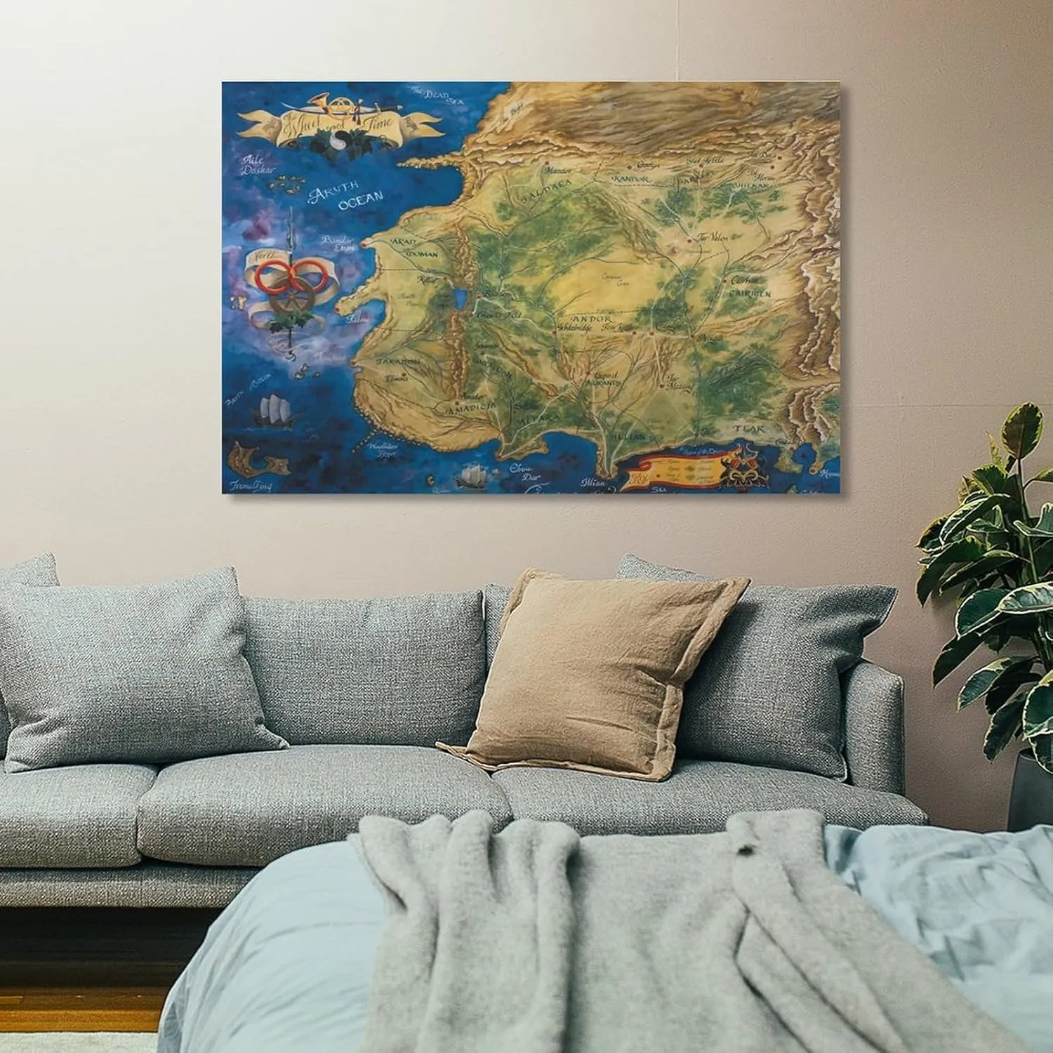 The Wheel of Time From A Geological Perspective Canvas Art Poster And Wall Art Picture Print Modern Family Bedroom Decor Posters 20x30inch(50x75cm)