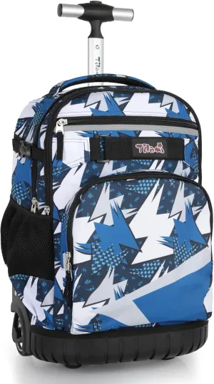 Tilami Rolling Backpack,Arts Blue