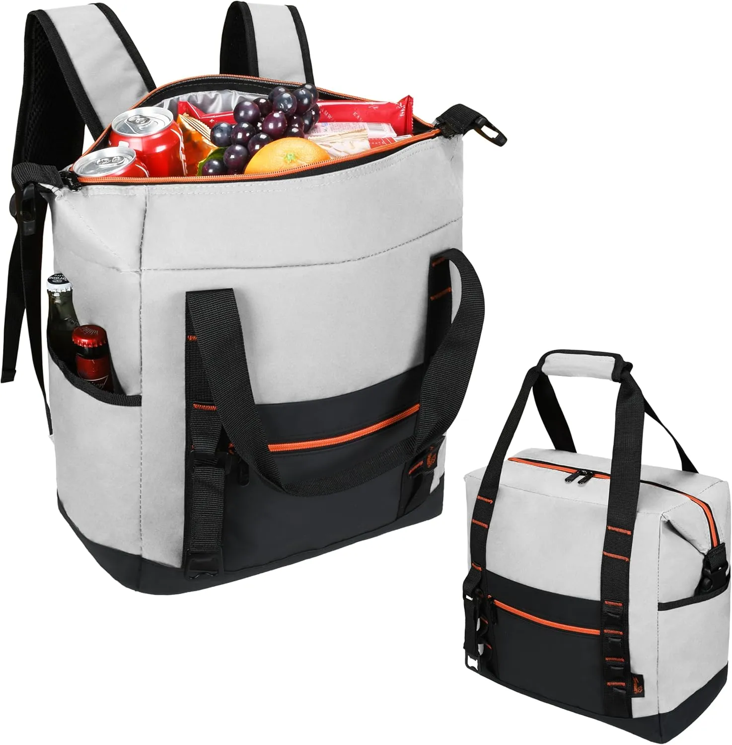 Tirrinia Cooler Backpack Bag Insulated, 36 Cans Soft Leakproof Camping Cooler for Hiking, Traveling, Picnic, Beach, BBQ