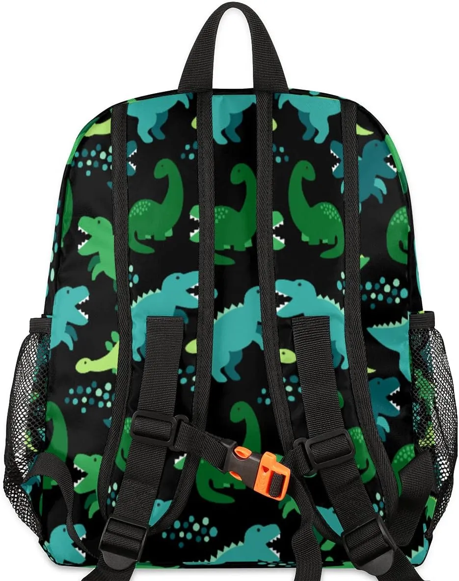 Toddler Backpack Cute Dinosaurs Kids Backpack for Boys and Girls Animal Palm Tree Childish Preschool Bag Kindergarten Schoolbag With Chest Strap