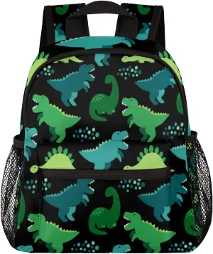 Toddler Backpack Cute Dinosaurs Kids Backpack for Boys and Girls Animal Palm Tree Childish Preschool Bag Kindergarten Schoolbag With Chest Strap