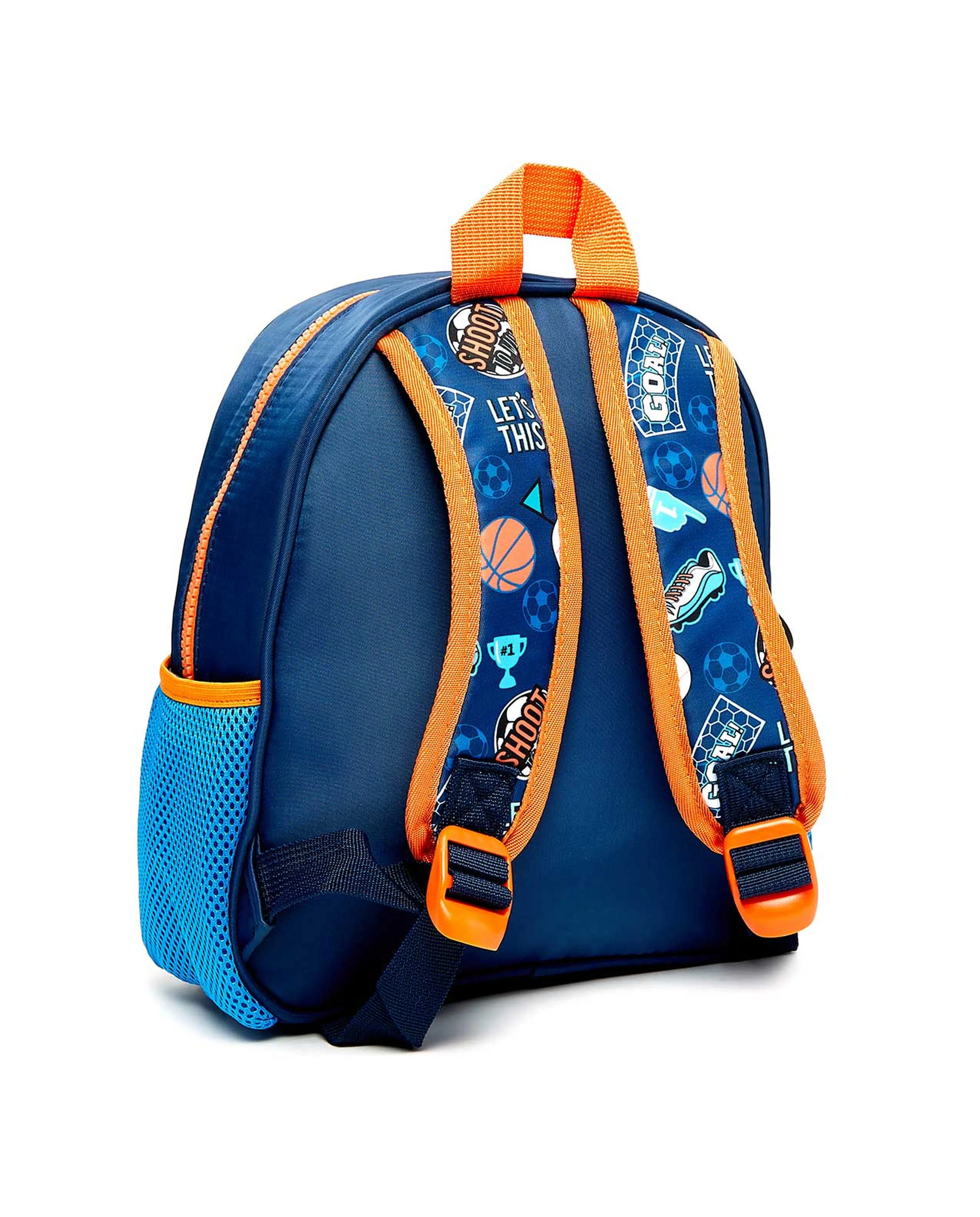 Toddler Backpack with Pouches - Fun Dinosaur Design