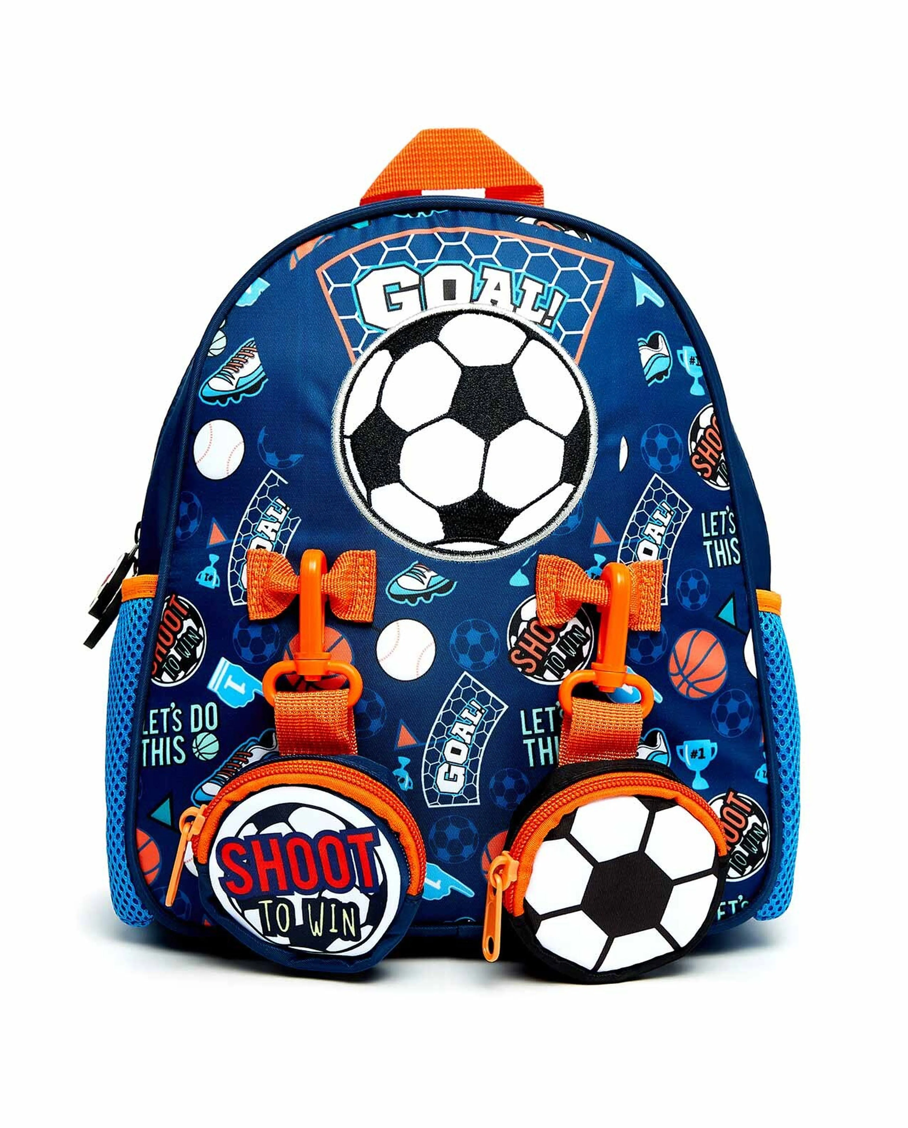 Toddler Backpack with Pouches - Fun Dinosaur Design