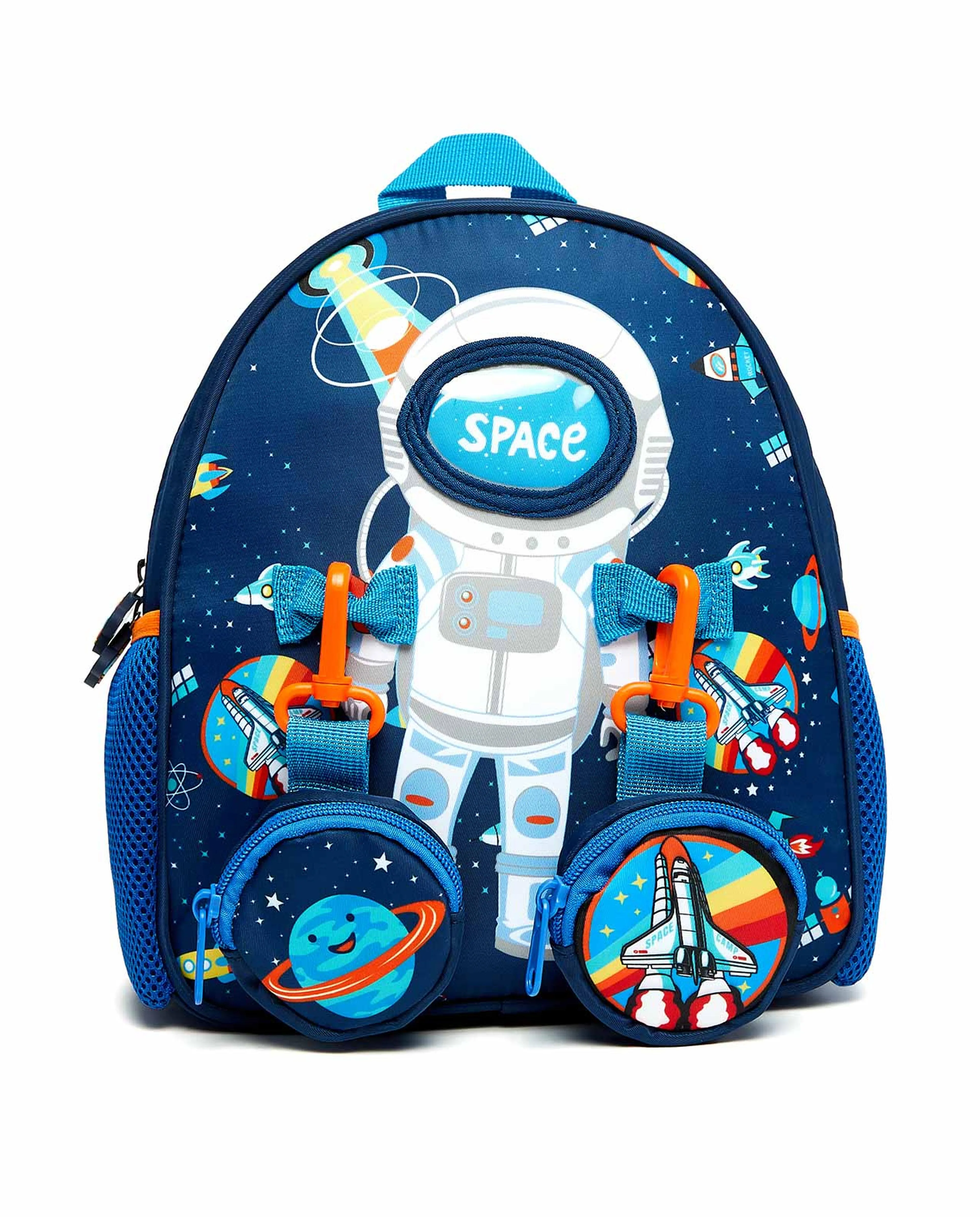 Toddler Backpack with Pouches - Fun Dinosaur Design