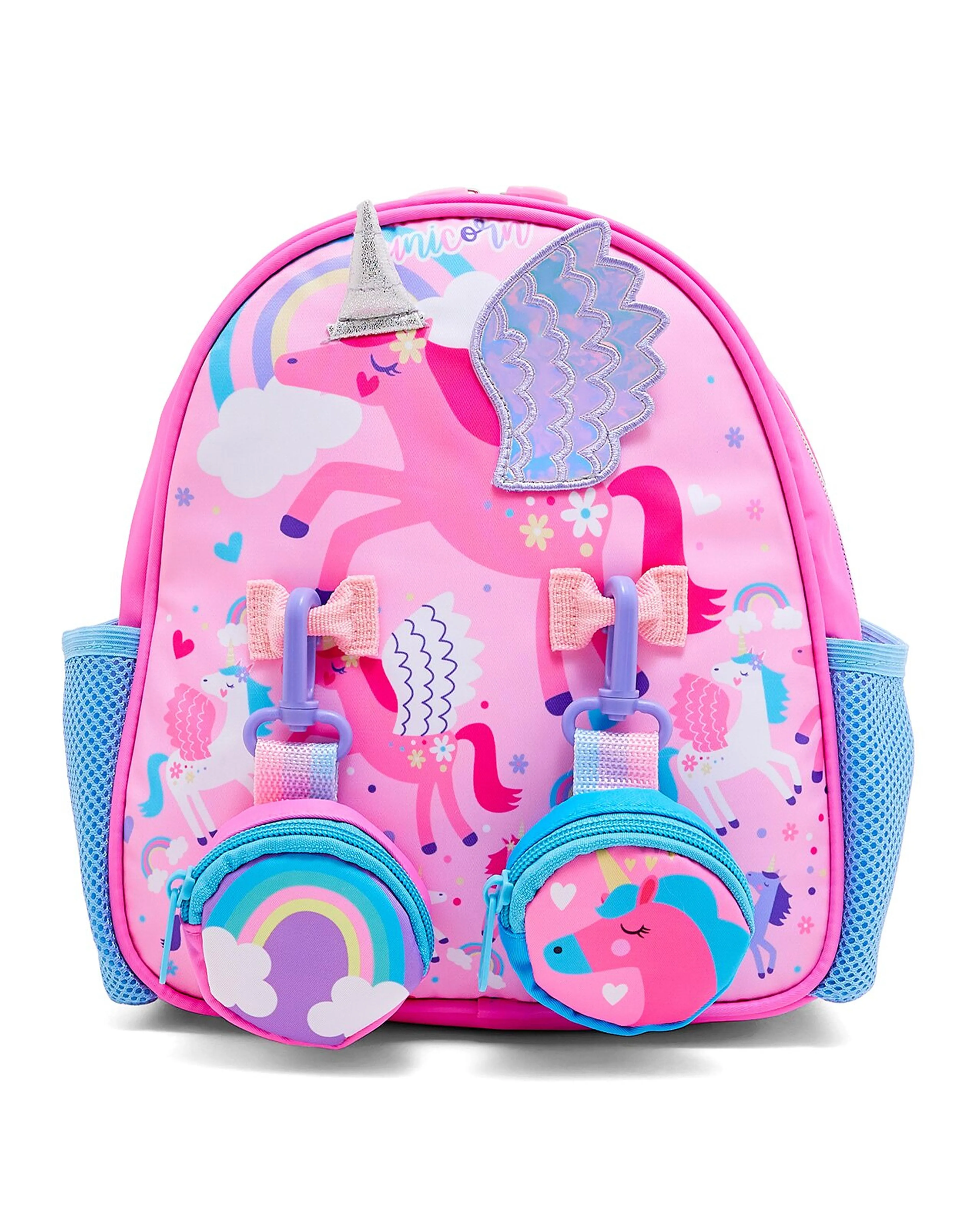Toddler Backpack with Pouches - Fun Dinosaur Design