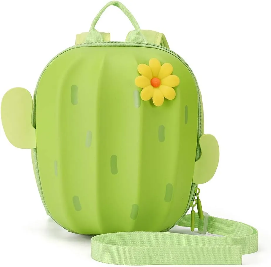 Toddler Leash Backpack for Kids, Waterproof Preschooler Safety Backpack for Girls and Boys (Green)
