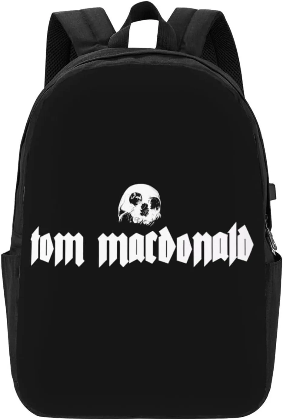 Tom Music Macdonald Backpack Laptop Bag Durable Large Capacity Fashion backpack Travel Bag With USB Charging Port 17in