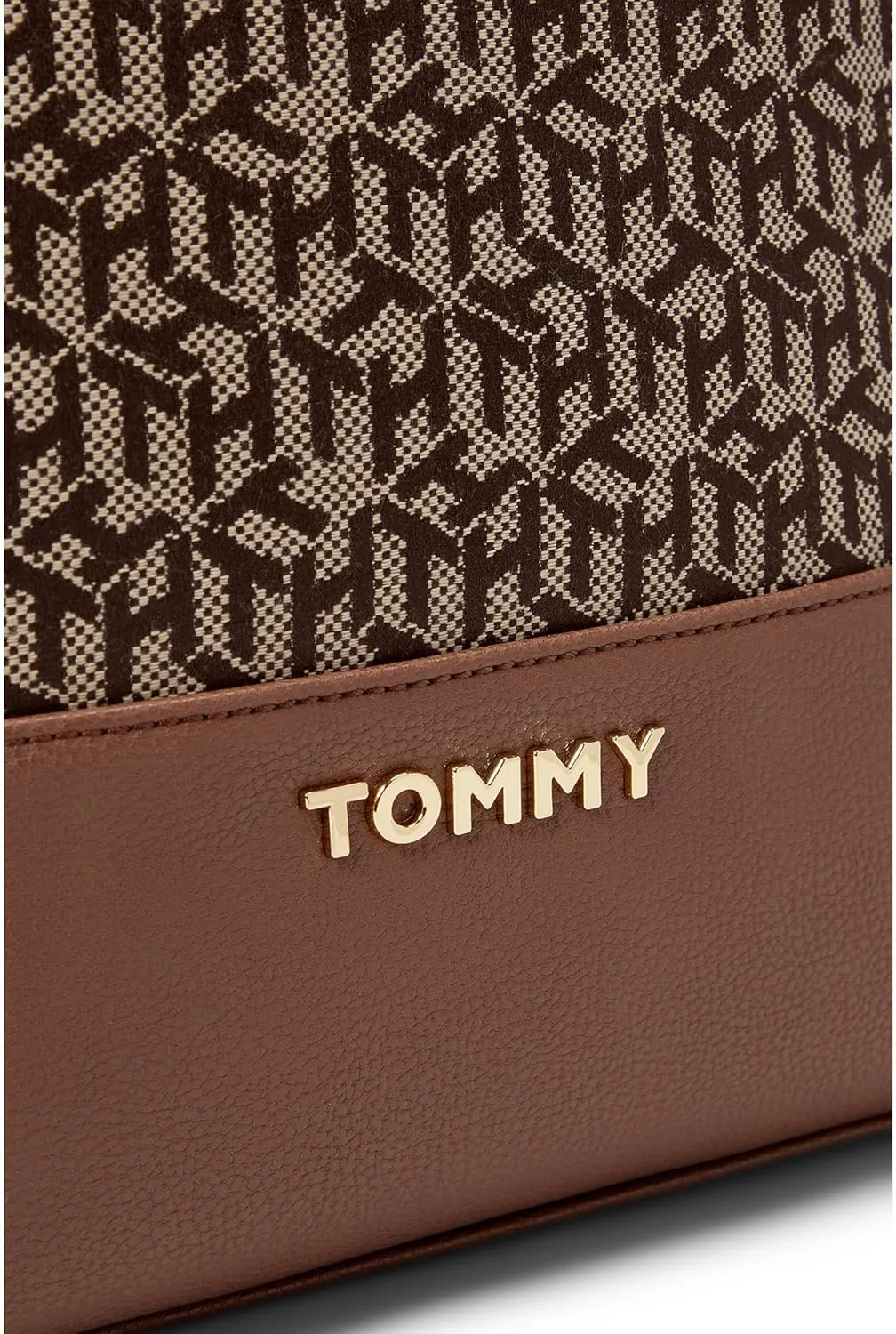 Tommy Hilfiger Melissa II Med Dome Backpack Tan/Dk Chocolate One Size