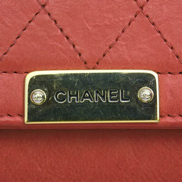 Top Quality Chanel Compact Trifold Wallet Rose Pink