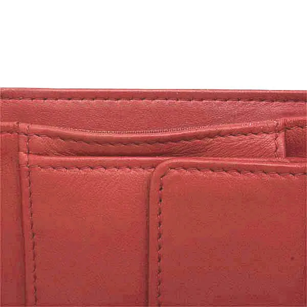 Top Quality Chanel Compact Trifold Wallet Rose Pink