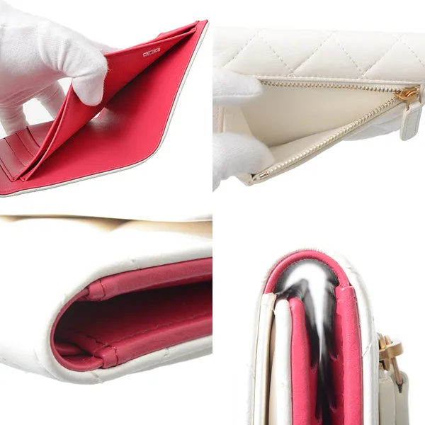 Top Quality Chanel Leather Matelasse Small Flap Wallet