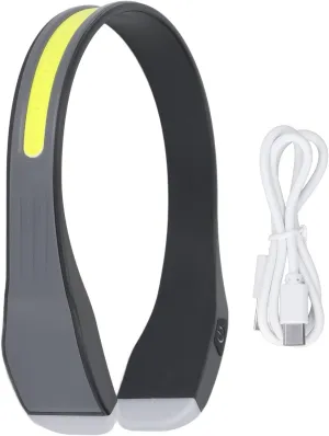 Topyond COB and LED Lightweight Soft Headlamp, Portable Lightweight Outdoor Sports Headlamp, Waterproof Design with Built in Battery