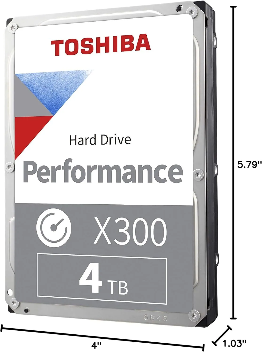 Toshiba X300 4TB Performance & Gaming 3.5-Inch Internal Hard Drive – CMR SATA 6 GB/s 7200 RPM 512 MB Cache - HDWR740XZSTA