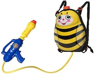 Toyrifik Water Gun Backpack Squirt Gun Water Blaster for kids -Water Shooter with Tank Bumble Bee Toys for Kids- Summer Outdoor Toys for Pool Beach Water Toys for Kids
