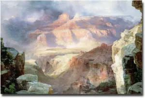 Trademark Art A Miracle of Nature 1913 Canvas Art by Thomas Moran