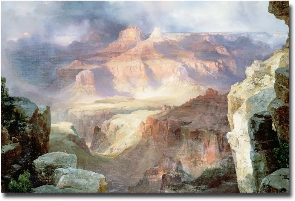 Trademark Art A Miracle of Nature 1913 Canvas Art by Thomas Moran