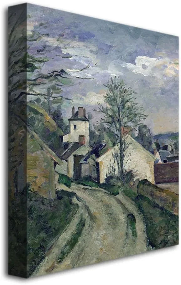 Trademark Art The House of Doctor Gachet Canvas Art by Paul Cezanne, 18 by 24-Inch
