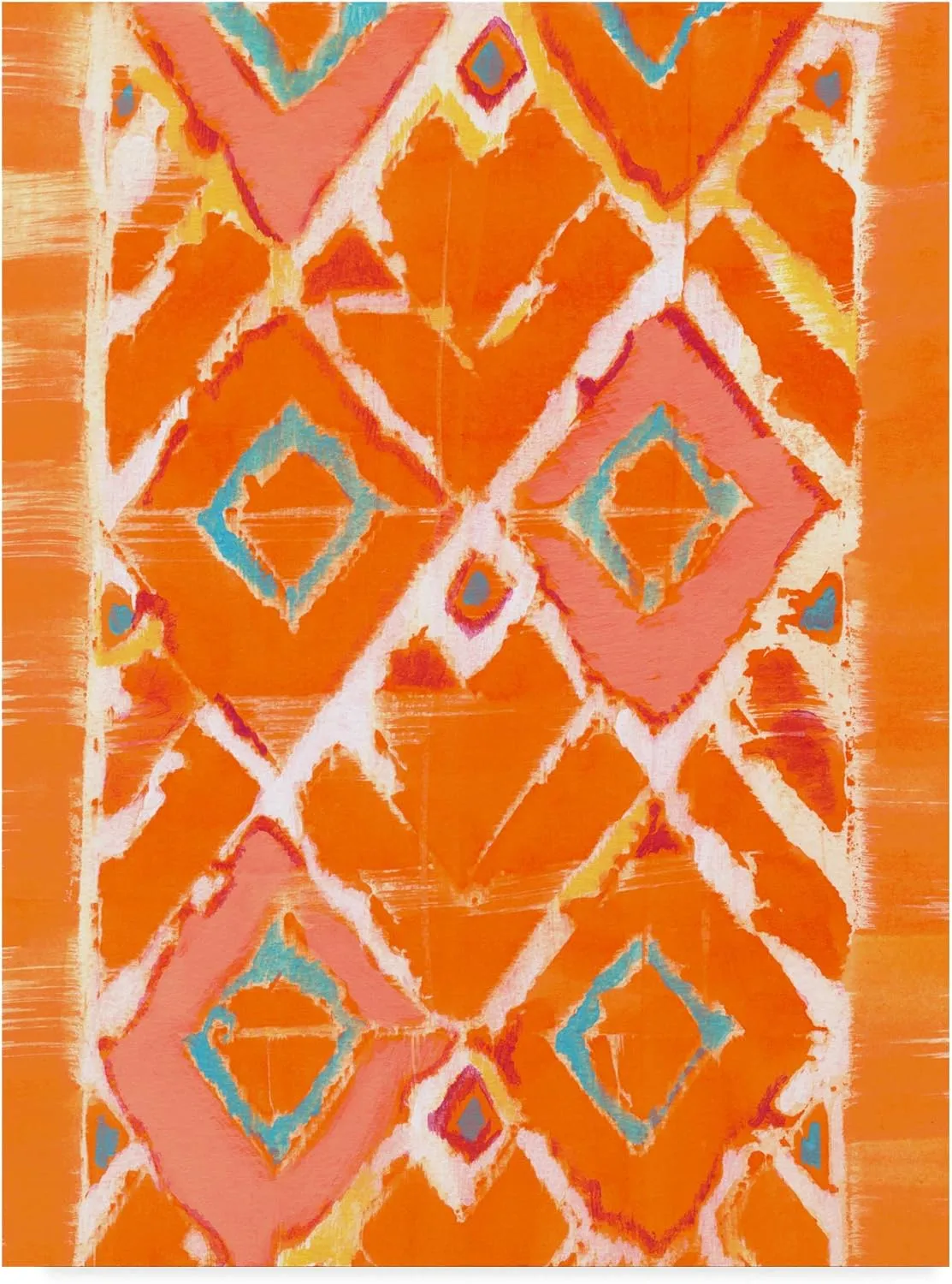 Trademark Fine Art Orange Tribal II by Jodi Fuchs, 14x19-Inch, 14 in x 19 in