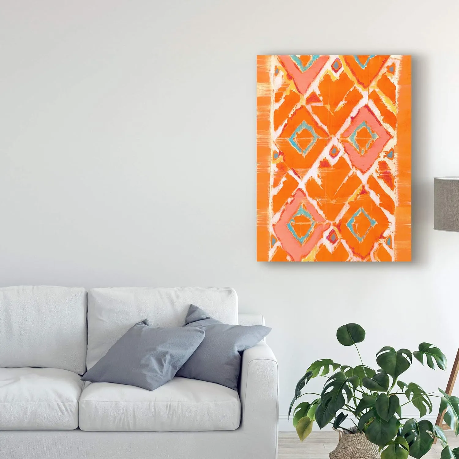 Trademark Fine Art Orange Tribal II by Jodi Fuchs, 14x19-Inch, 14 in x 19 in