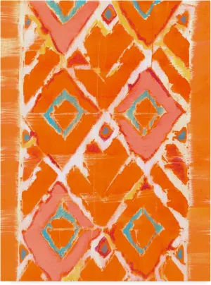 Trademark Fine Art Orange Tribal II by Jodi Fuchs, 14x19-Inch, 14 in x 19 in