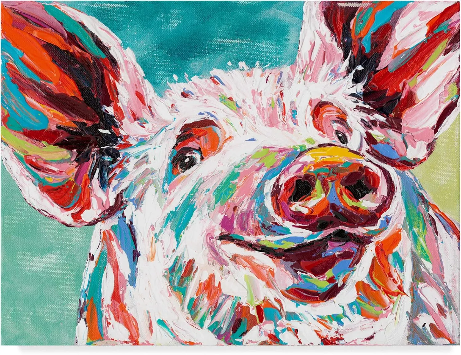 Trademark Fine Art Piggy I by Carolee Vitaletti, 35x47