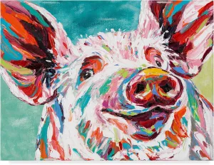 Trademark Fine Art Piggy I by Carolee Vitaletti, 35x47