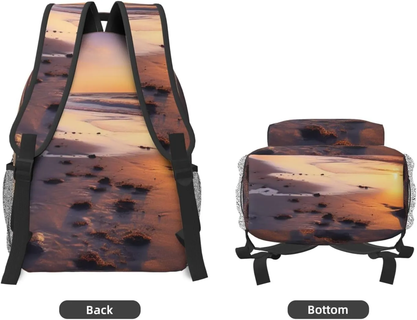 Travel Backpack for Women Carry on Backpack Sun Rise On The Beach Lightweight Laptop Backpack for Men