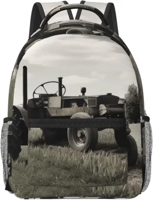 Travel Backpack for Women Carry on Backpack Tractor Agriculture Tranquil Lightweight Laptop Backpack for Men
