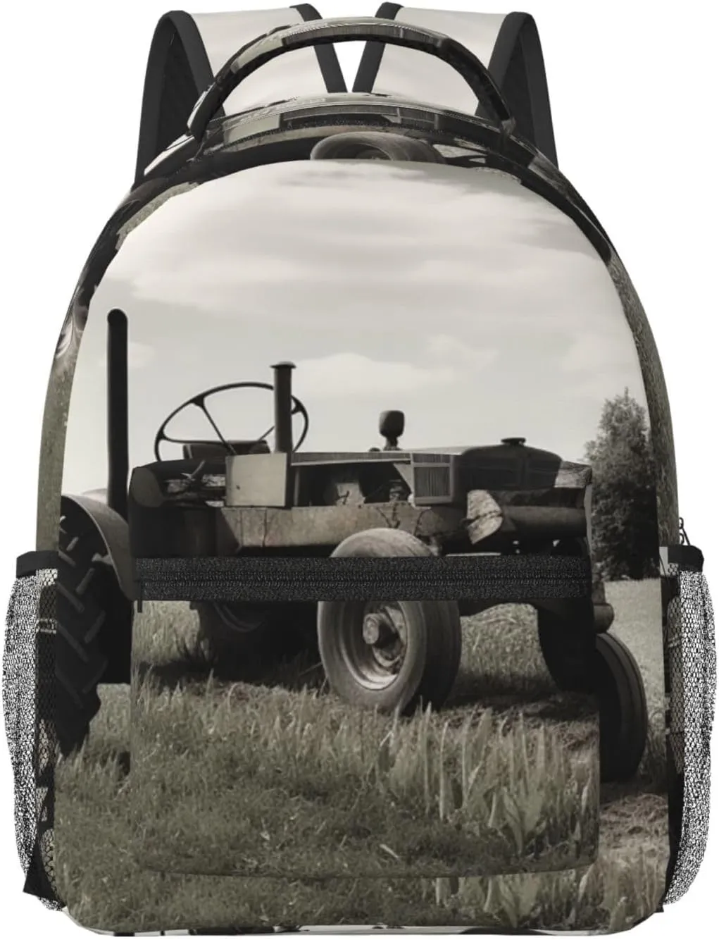Travel Backpack for Women Carry on Backpack Tractor Agriculture Tranquil Lightweight Laptop Backpack for Men