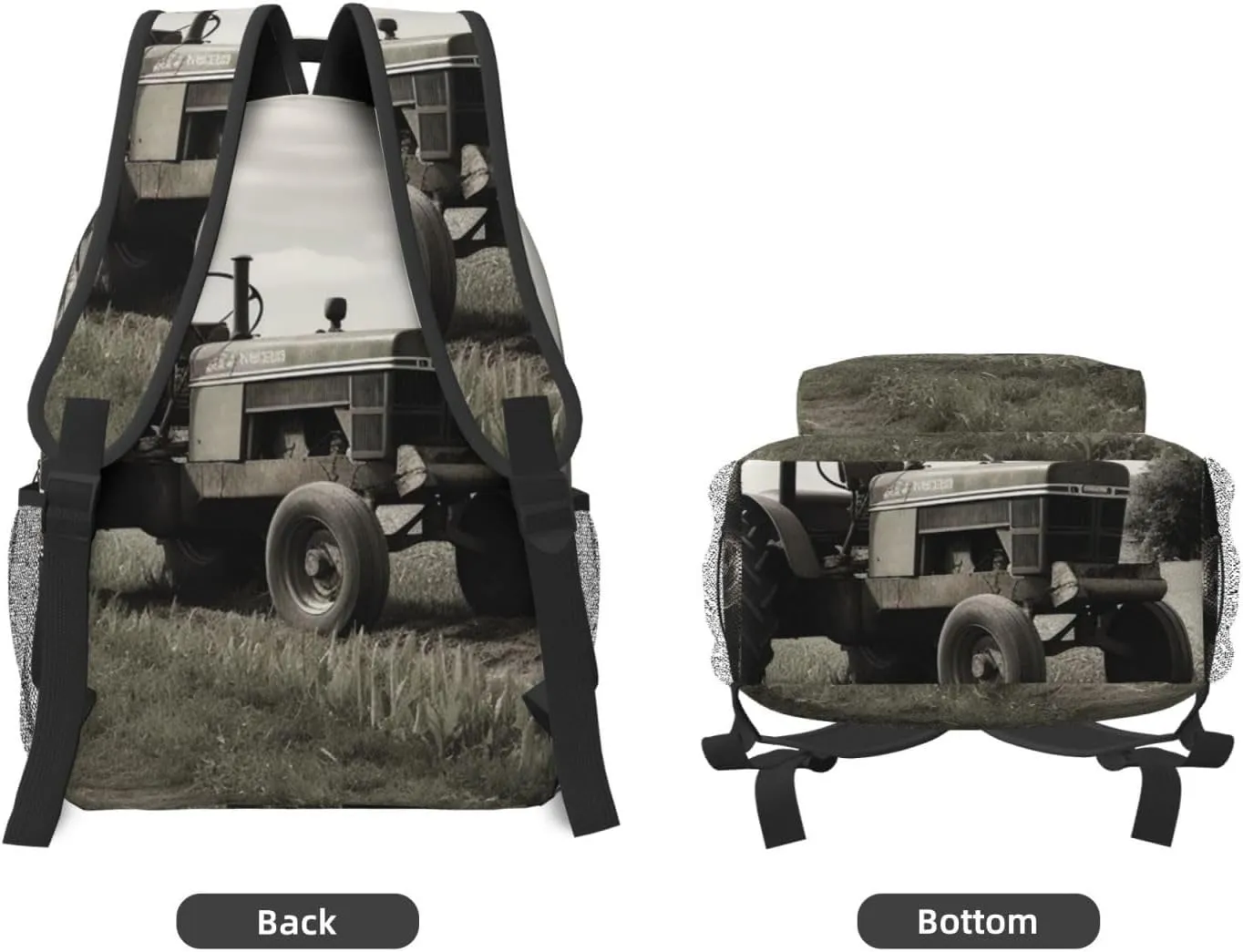 Travel Backpack for Women Carry on Backpack Tractor Agriculture Tranquil Lightweight Laptop Backpack for Men