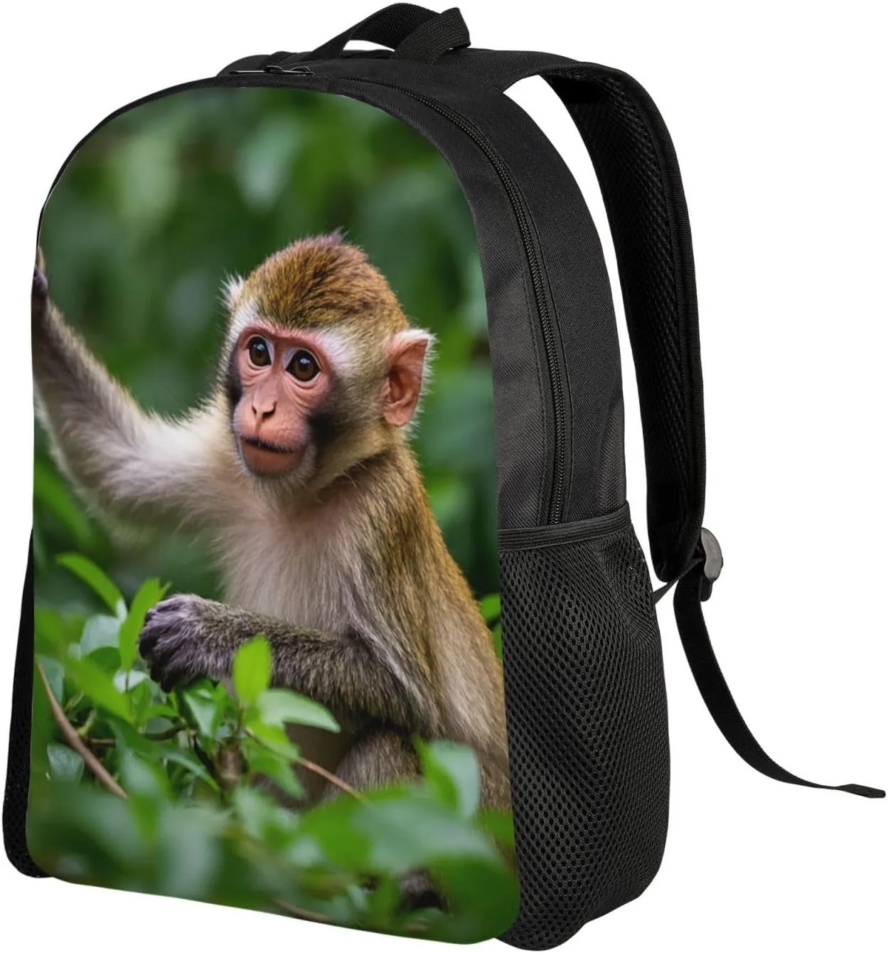 Travel Backpack for Women Men Lightweight 17 inch Laptop Bag Naughty monkey Backpack Casual Daypack