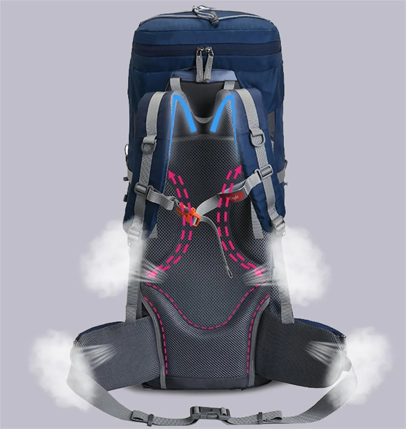 Travel Backpack Rucksack Mountaineering Hiking Backpack Mountaineering Hiking Bag Sports Backpack Hiking Backpack Camping Bag(2)