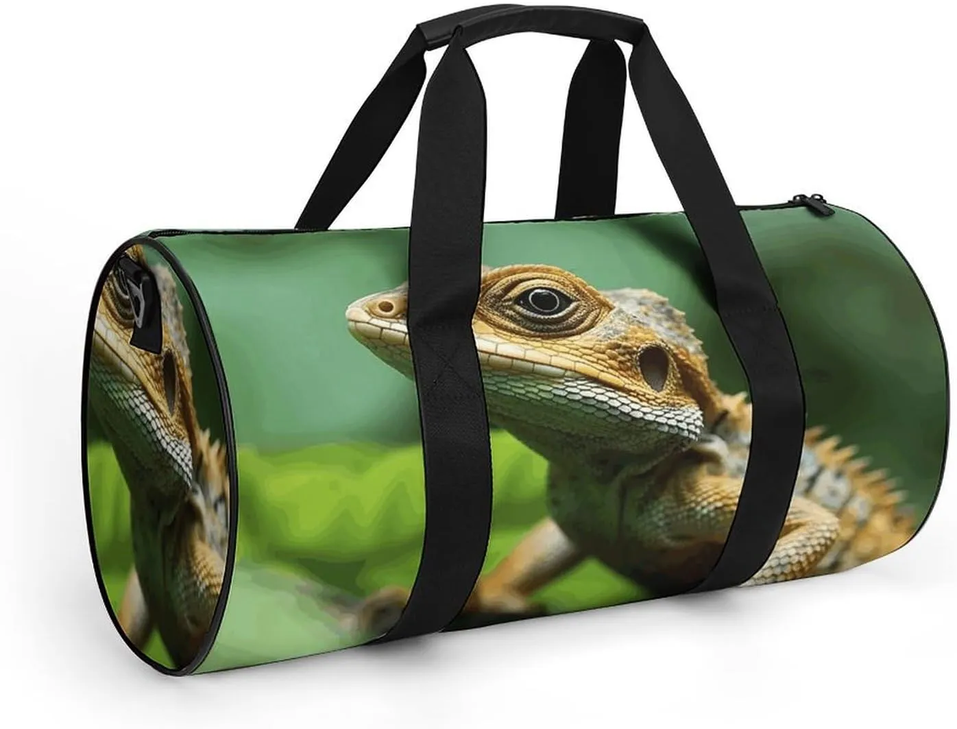 Travel Duffel Bag for Men And Women,Animal Lizard Waterproof Sports Fitness Bag Portable Travel Duffel Bag
