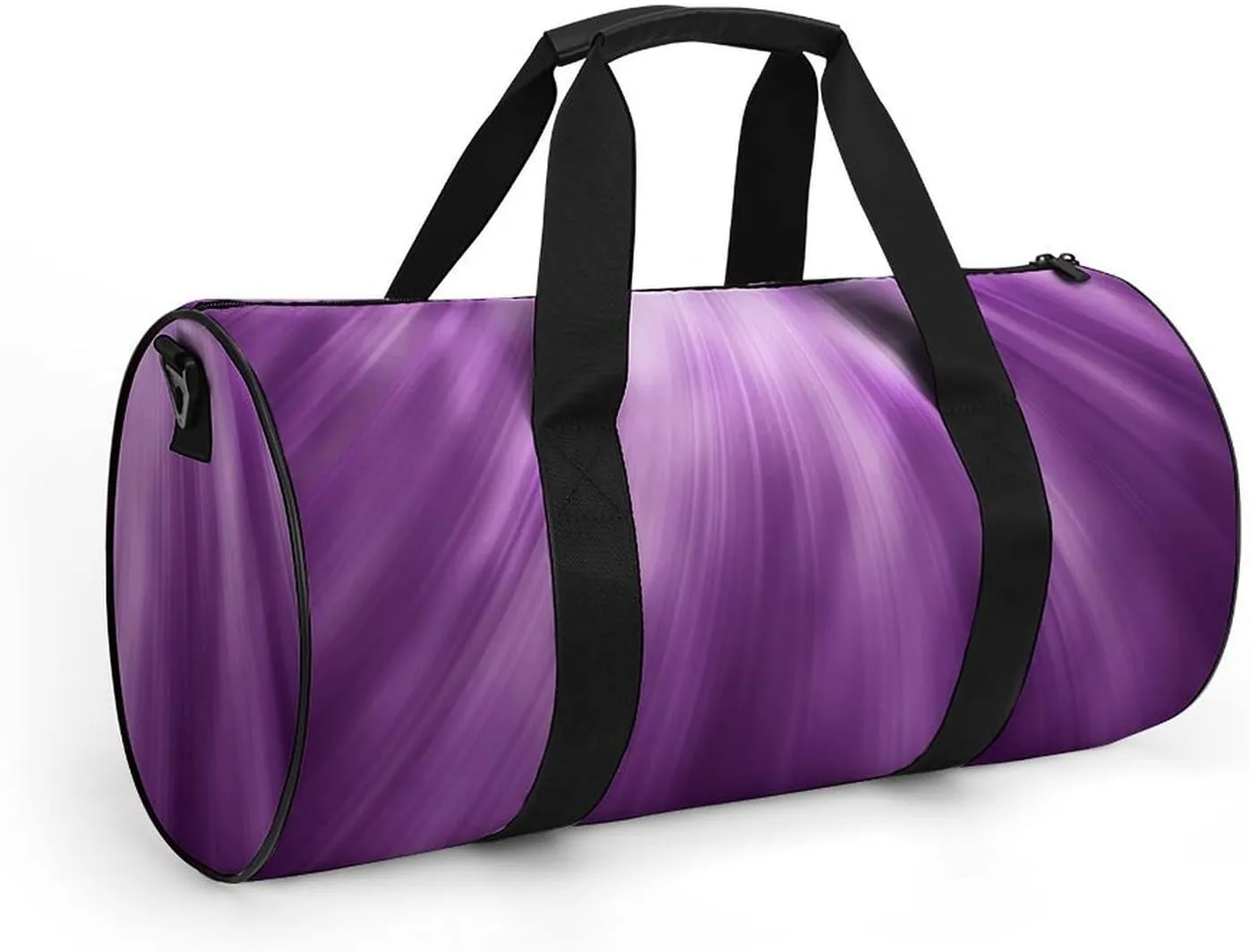 Travel Duffel Bag for Men And Women,Purple with Light Waterproof Sports Fitness Bag Portable Travel Duffel Bag