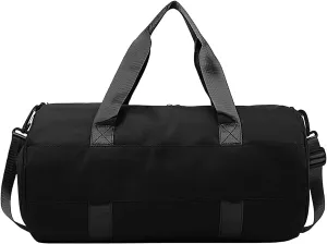 Travel Duffel Bag, Large Capacity Bag, Workout Luggage, Multi-functional Bag, Oxford Cloth Bag, Multi-functional Oxford Cloth Overnight Bag With Shoulder Strap For Camping, Hiking, Beach