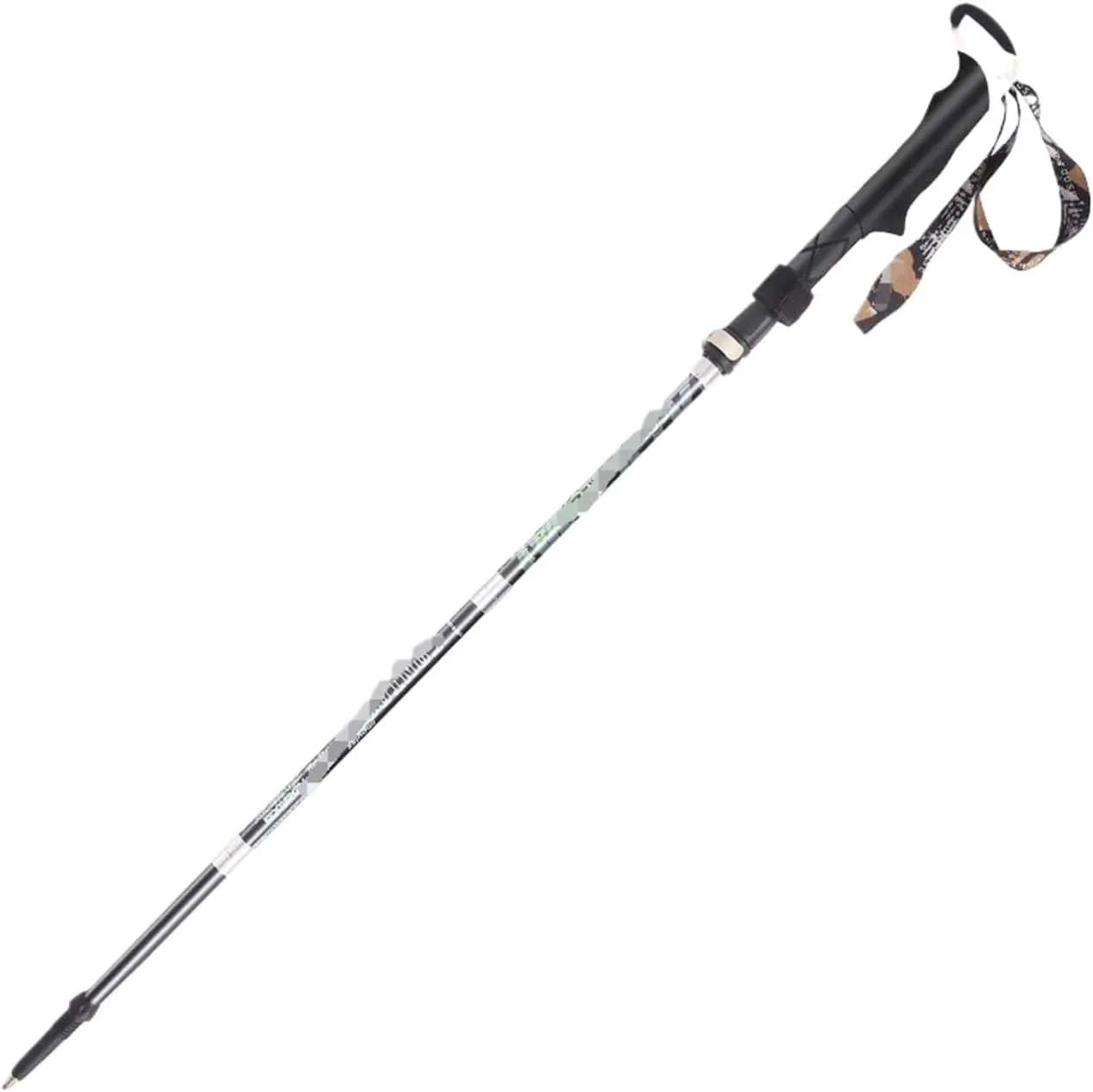 Travel Trekking Pole Ultralight Trekking Poles Carbon Fiber Hiking Pole Walking Sticks Telescopic for Camping Outdoor Activities