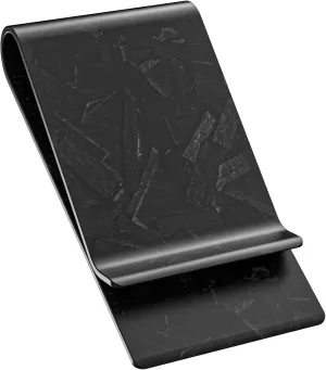 Travelambo Carbon Fiber Money Clip Front Pocket Wallet Minimalist Wallet Slim Wallet Credit Card Holder