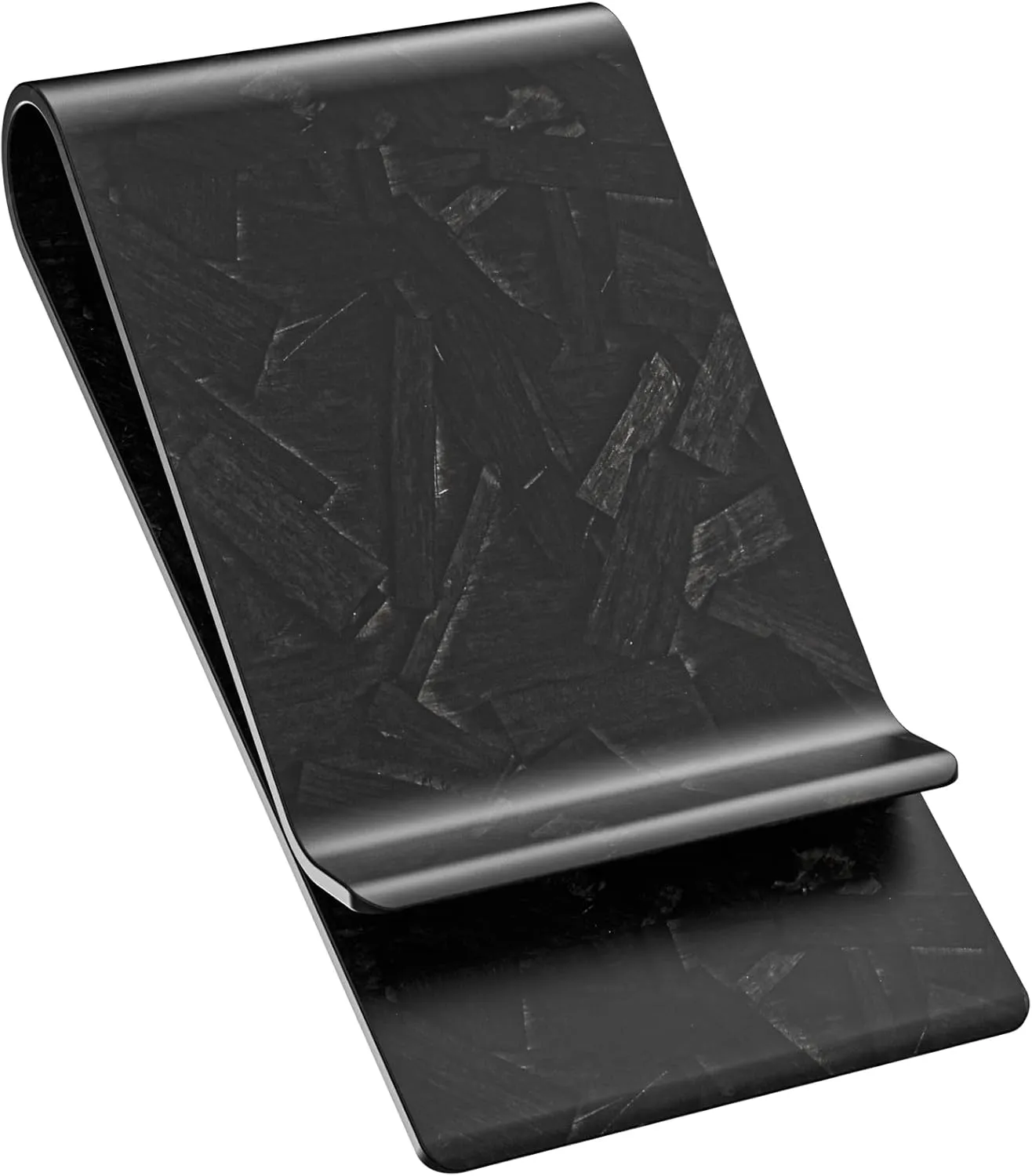 Travelambo Carbon Fiber Money Clip Front Pocket Wallet Minimalist Wallet Slim Wallet Credit Card Holder