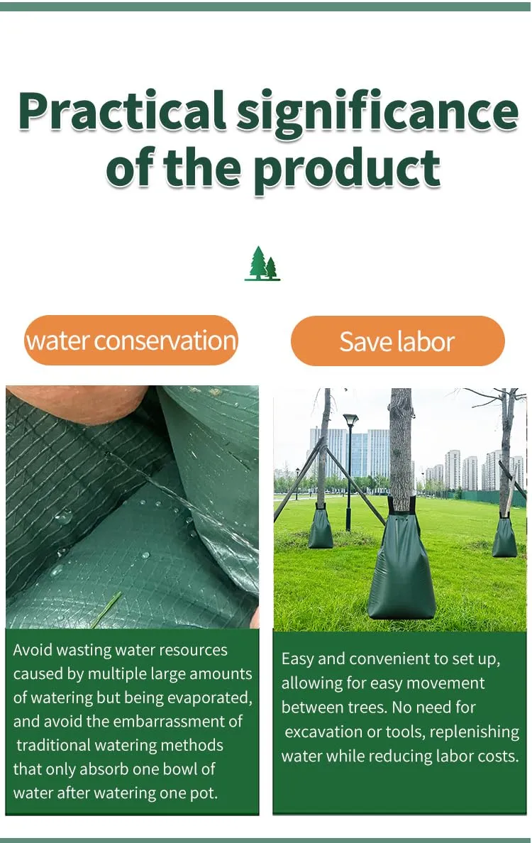 Tree Automatic Watering Bag - 20/25 Gallon Slow-Release Drip Irrigation Bag, Perfect for Newly Planted Trees, Gardens, and Outdoor Plants, Easy to Install, Reusable (20-Gallon 3-Piece Set)