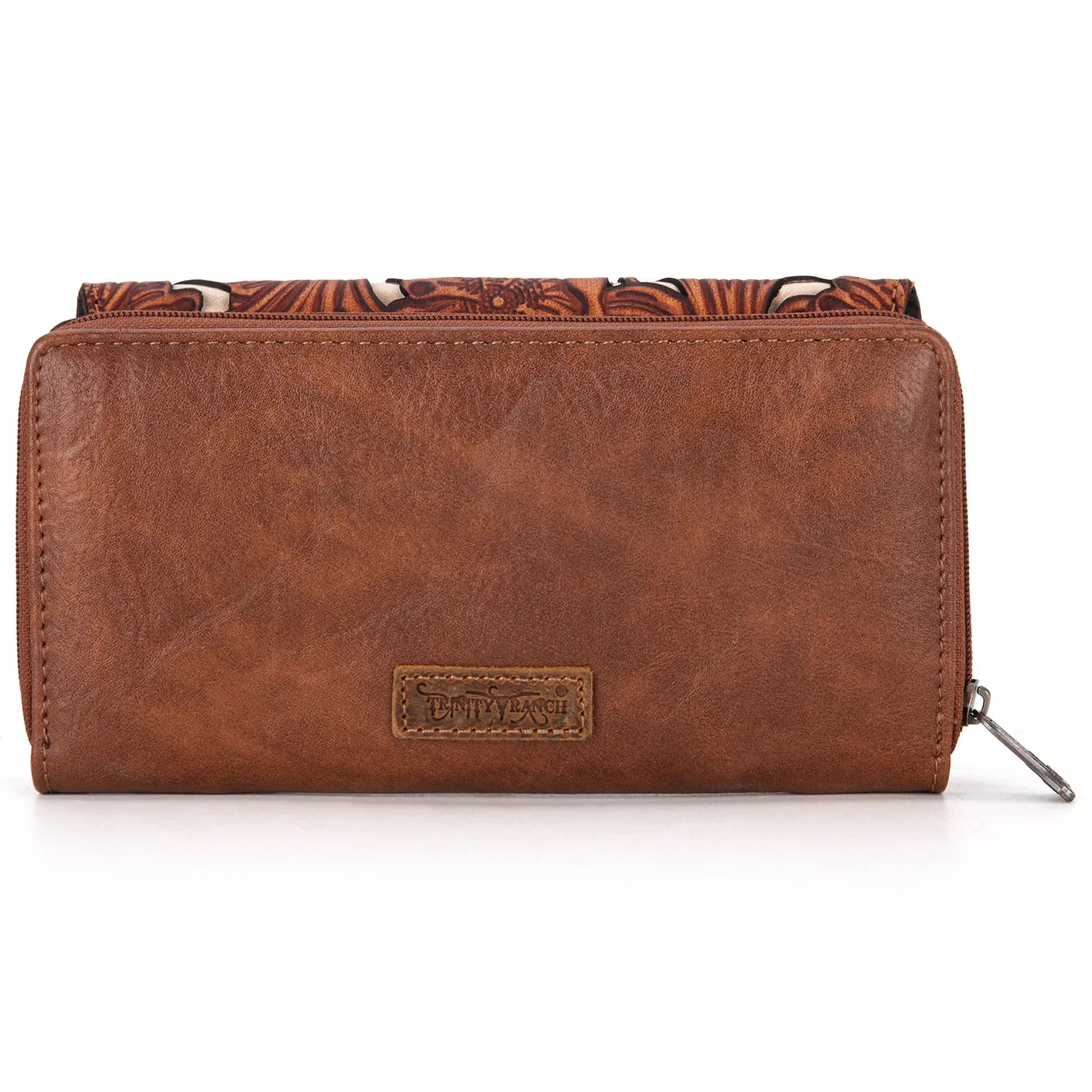 Trinity Ranch Floral Tooled Collection Wallet