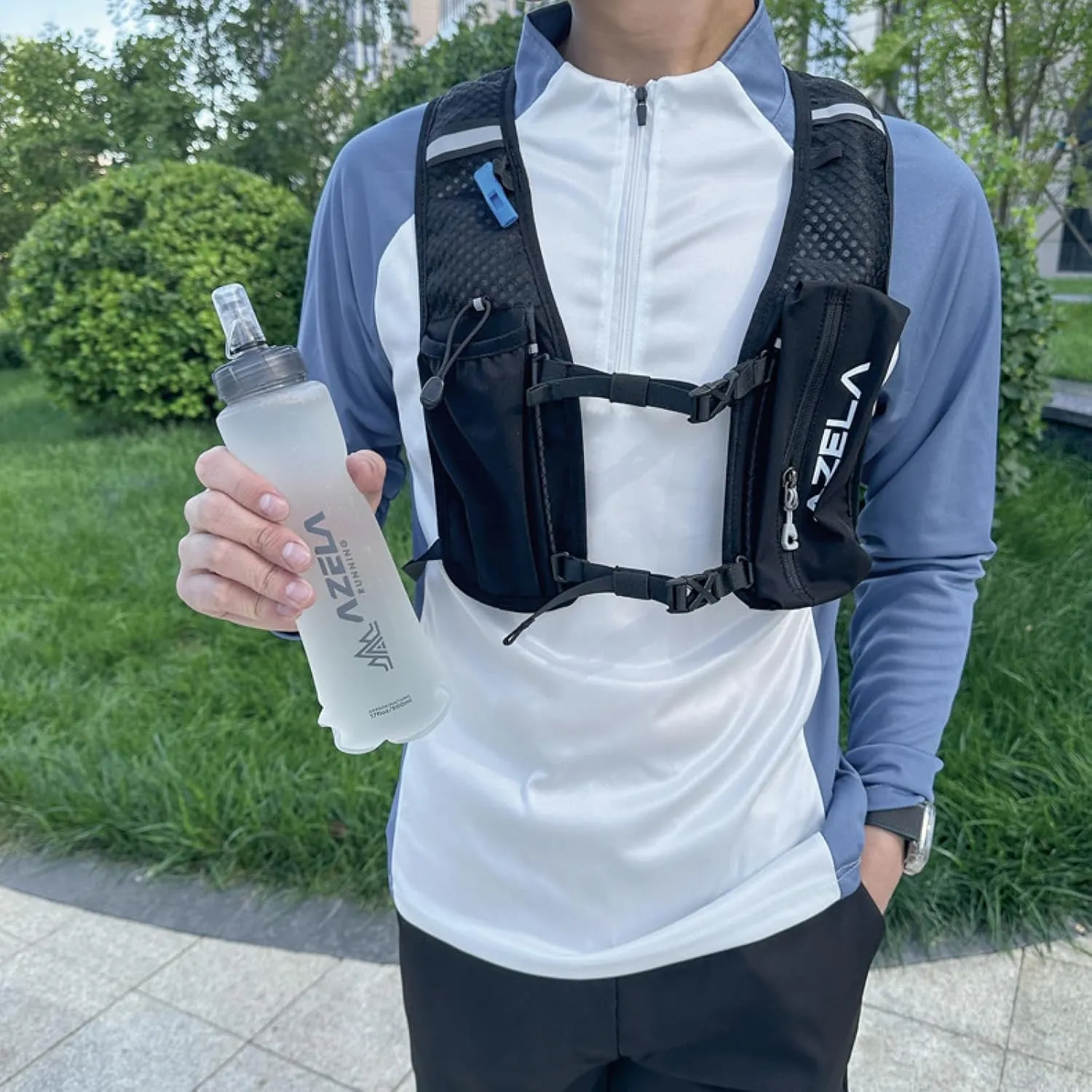 TRIWONDER Running Hydration Vest 5L 7L Lightweight Hydration Pack Backpack Hydro Daypack for Trail Marathoner Running Race Cycling Daypack