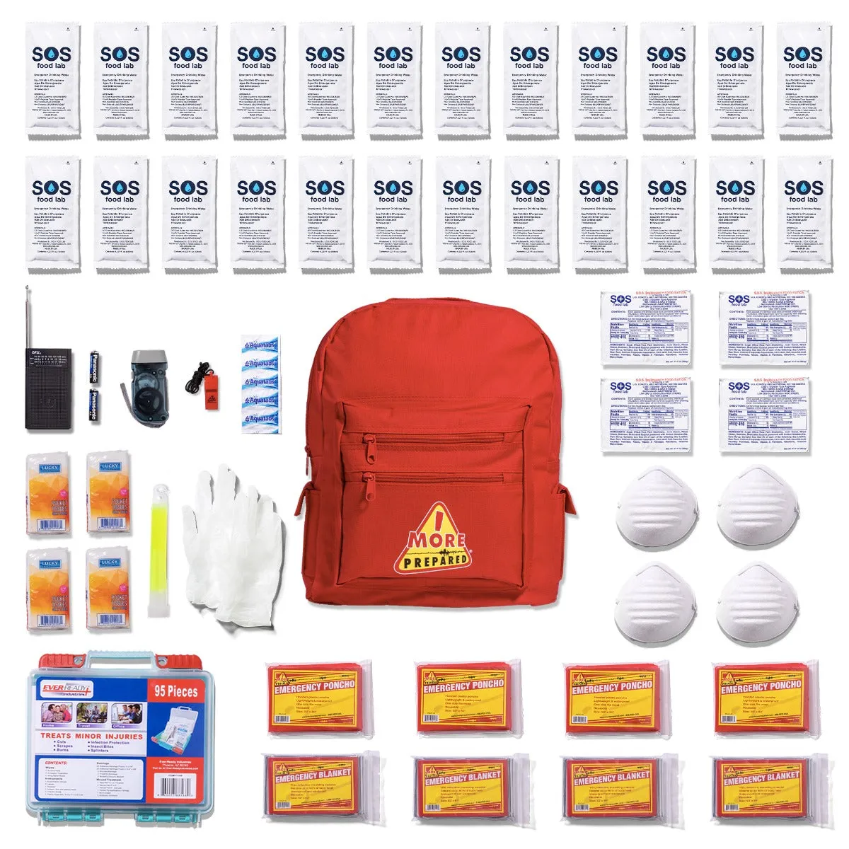 Tulita 4 Person Backpack Survival Kit - Standard
