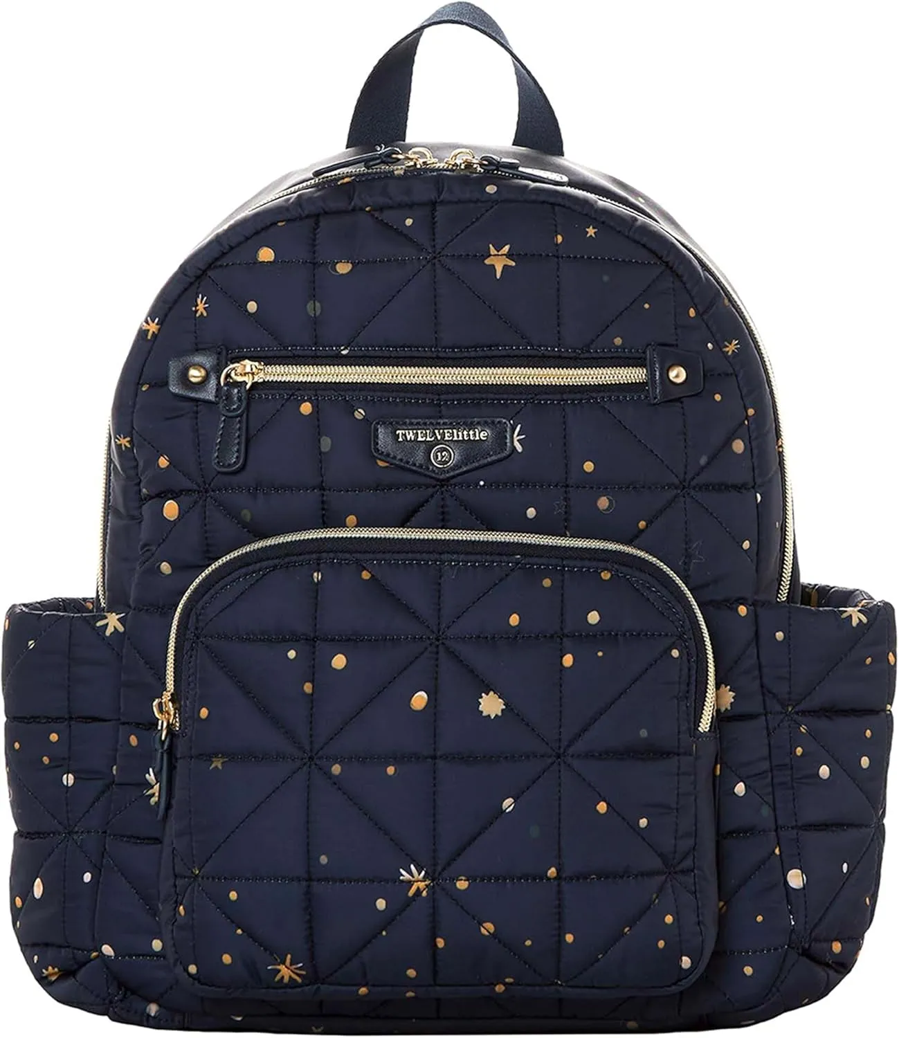 TWELVElittle Little Companion Diaper Bag Backpack 2.0 *NEW* with Changing Pad and Stroller Clips,Midnight