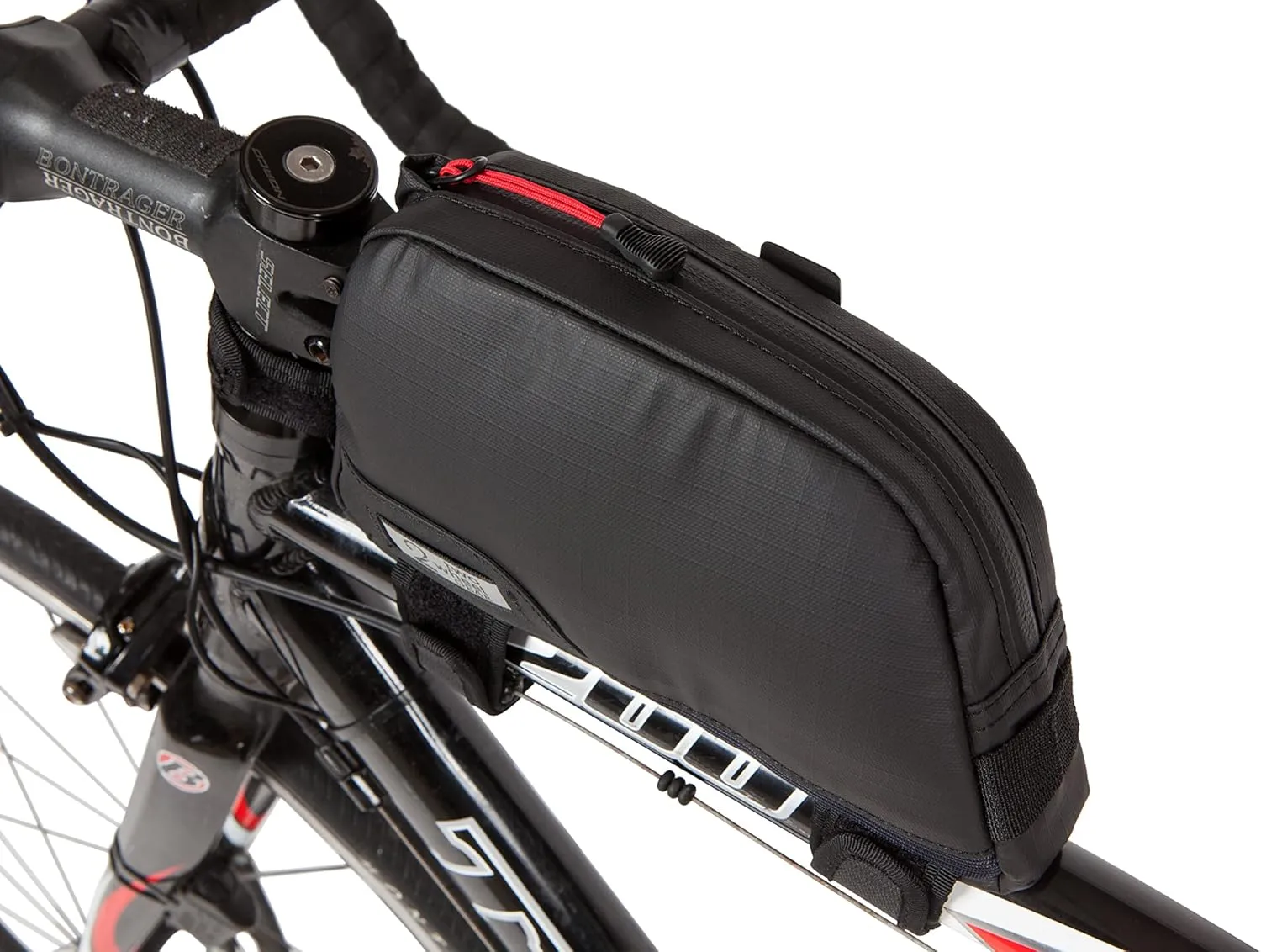 Two Wheel Gear - Commute Top Tube Frame Bag (1 L) - Water Resistant Gas Tank Style Bike Bag with Waterproof Zippers, Perfect for Mountain Biking, Commuting, and Touring
