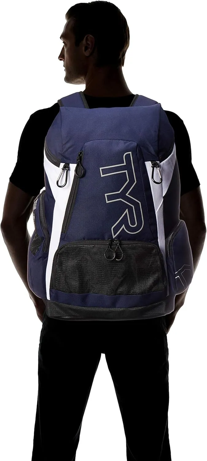 TYR Alliance Backpack, White/Navy, 45 Liter